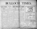 Bulloch Times [1908 - 1910]