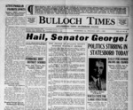 Bulloch Times (Statesboro News - Statesboro Eagle) [1938-
