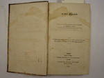 book, New York, 1822, Van Pelt and Spear