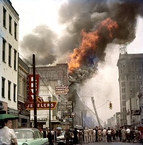 Adler's Department Store Fire May 20 1958 Photographs
