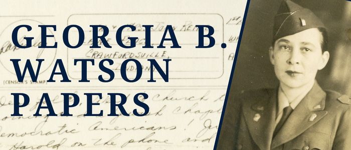 Georgia B. Watson papers