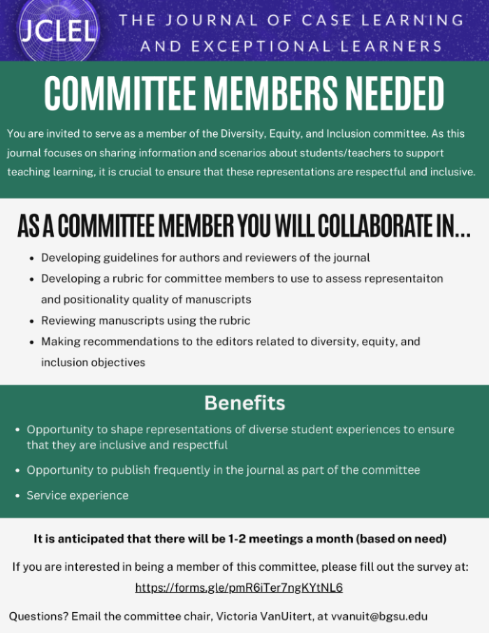 Join JCLEL Committee