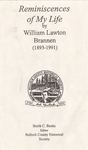 Reminiscences of My Life by William Lawton Brannen