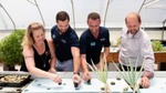 Georgia Southern’s Armstrong campus dining uses produce grown in its greenhouse by Brent Feske, James Morgan, Ryan Bryzcki, and Heather Joesting