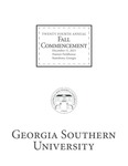 2015 Fall Commencement by Georgia Southern University