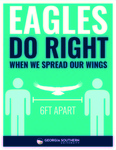 Eagles Do Right: When We Spread Our Wings (6 Ft.) by Georgia Southern University