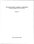 Bulloch County, Georgia Cemeteries, Vol. 6 by Archibald Bulloch Chapter, Daughters of the American Revolution