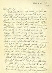 Letter 01 - To "Family" from Georgia B. Watson, October 1942 by Georgia B. Watson