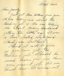 Letter 26 - To "Family" from Georgia B. Watson, 25 October 1944 by Georgia B. Watson