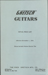 Gretsch Guitars Price List, 1954