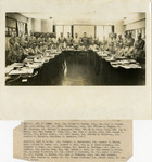 Officers at a Conference Table, including Brigadier General William A. Hagins