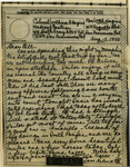 To Brigadier William A. Hagins from Mrs. William A. Hagins, August 17, 1943 by Helen B. Hagins