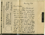 To Brigadier William A. Hagins from Steve C. Hagins, January 24, 1944