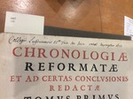 Chronologiae reformatae et ad certas conclusiones redactae. by Kathleen M. Comerford