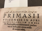 Primasius Africa Episc Frontispiece 3 by Kathleen M. Comerford