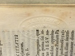 Constitutiones Societatis Iesu Stamp 2 by Kathleen M. Comerford