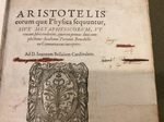 Aristotle Metaphysics Frontispiece 1 by Kathleen M. Comerford