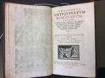Thesaurus Antiq Roman Vol 1 Title Page by Kathleen M. Comerford