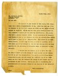 Letter from Lawless to Robert E. Golden, March 26, 1919 by Joseph T. Lawless