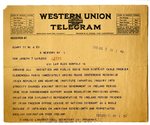 Telegram to Joseph T. Lawless from Diarmuid Lynch, Jul 2, 1919