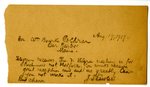 Letter to W. Bourke Cockran from Joseph T. Lawless, Aug 19, 1919 by Joseph T. Lawless