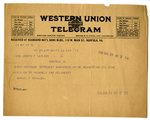 Telegram to Joseph T. Lawless from Daniel F. Cohalan, Aug 20,1919 by Daniel F. Cohalan