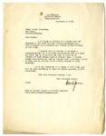 Letter to Joseph T. Lawless from Allan D. Jones, Sep 3, 1919