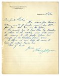 Letter to Joseph T. Lawless from Thomas Hogan, Feb 5, 1920