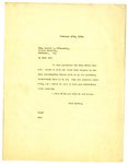 Letter to Daniel C. O'Flaherty from Joseph T. Lawless, Feb 17, 1920