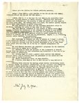 Publication letter, July 3, 1920