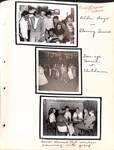 3 pictures of the youth group from a scrapbook