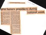BPW honors Presidents during national week