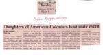 Daughters of American Colonists host state event.