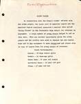 Paper detailing the sponsorship of a musical show in cooperation with the Womans clubs & American legion called Going Places