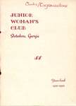 Statesboro Jr. Woman's Club of Statesboro's yearbook for 1951-1952