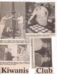 4 photos of accomplishments made by members of the Kiwanis Club.