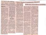 News article about the Open Hearts Community Mission dedicating a Statesboro building.