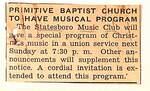 Statesboro music club Christmas program