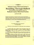 Bulloch county Historical Society's Rambling through Bulloch.