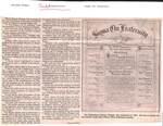 Newspaper section on the Sigma Chi Fraternity.