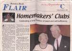 Statesboro Herald Flair on Homemakers' clubs. February 23, 2003.