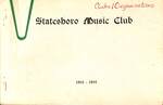 Statesboro Music Club yearbook 1943-44