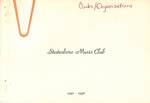 Statesboro Music Club yearbook 1947-48
