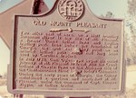 Old Mount Pleasant Marker by Samuel "Fred" Hood