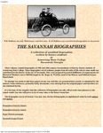 Savannah Biographies Homepage by Armstrong State University