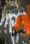 Orange graffiti