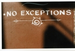 No exceptions
