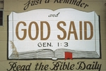 God said