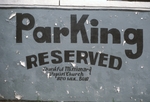 Parking reserved