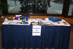 Conference Desk with Souvenirs and Keepsakes